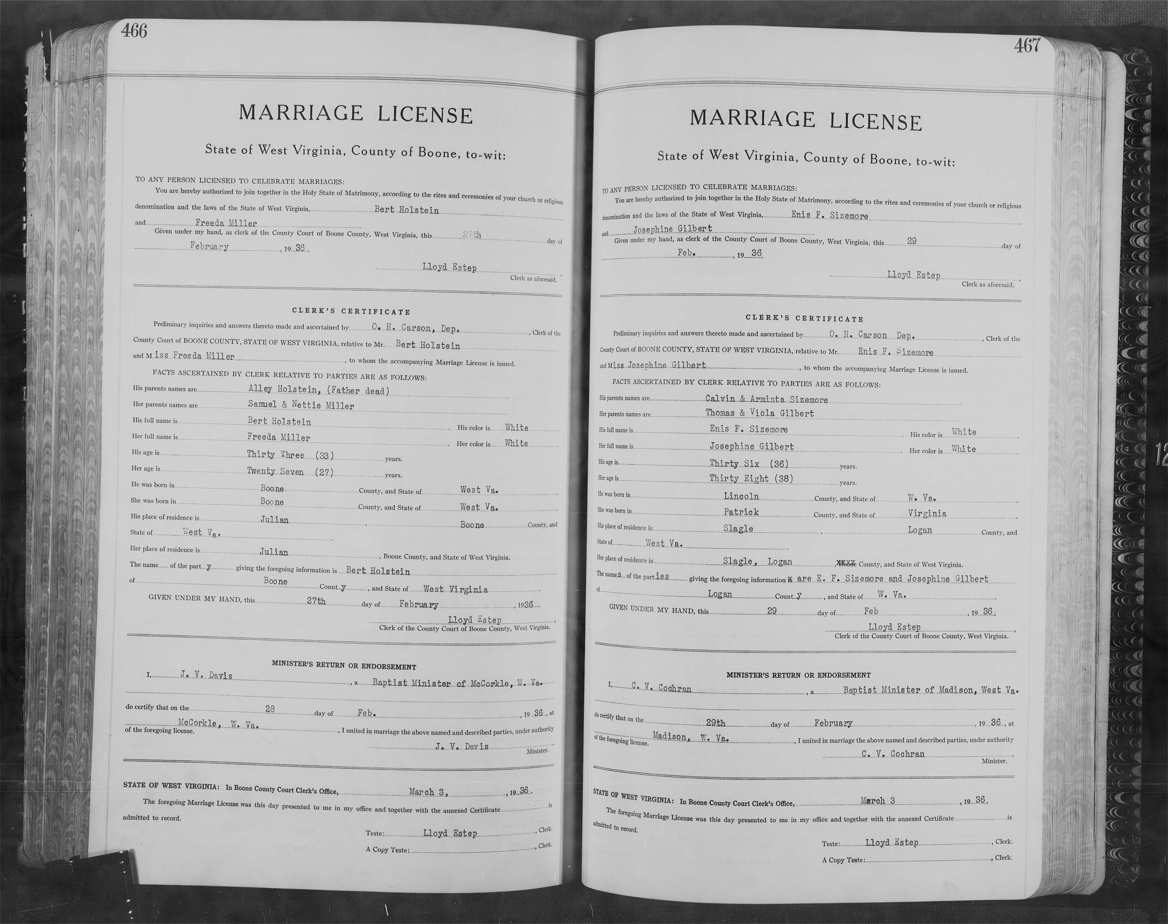 West Virginia Vital Research Records Record Image