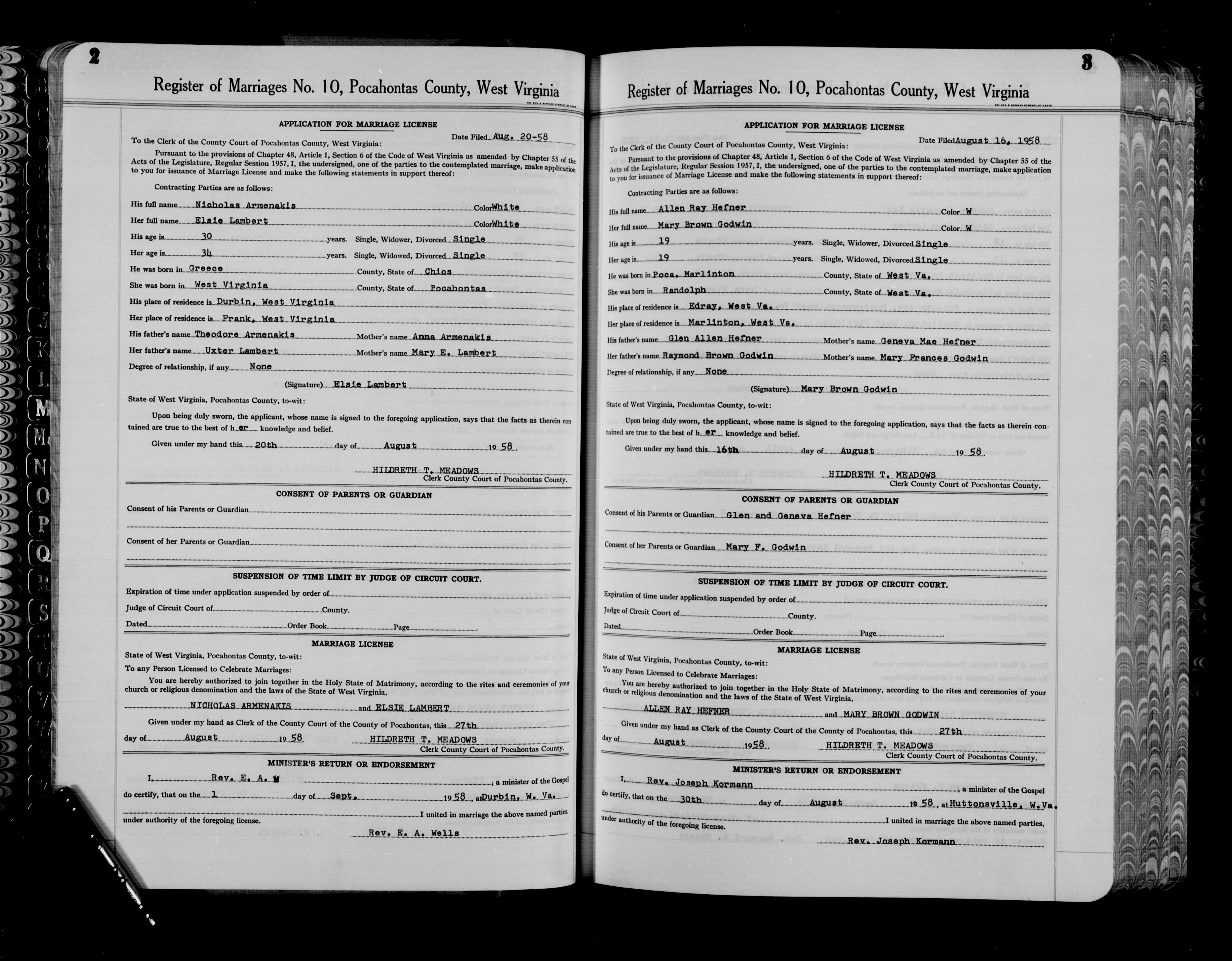 West Virginia Vital Research Records Record Image
