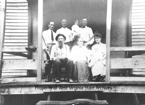 "Devil Anse" Family on porch