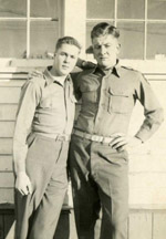 Kenneth Cunningham and fellow soldier